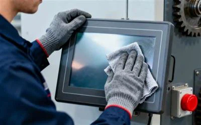 Како безбедно очистити индустријски монитор осетљив на додир